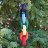 Felted Ring Chain - 6 Loops