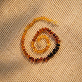 Baltic Amber Necklaces, 12-13" long, Ombre Graduated, Pebble