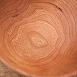 Thin Rim Wooden Baby Bowl & Spoon, Cherry