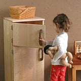 Premium Fridge Wooden Play Refrigerator, Maple