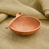 Child's Thin Rim Cherry Bowl & Cherry Spoon
