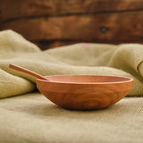 Child's Thin Rim Cherry Bowl & Cherry Spoon
