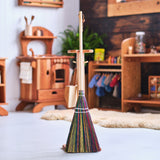 Child's Rainbow Broom, Maple Handle
