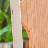 Farmhouse Chair, Single (All Natural Beeswax finish) - 12.5" L x 14" W x 27" H - Child Size