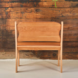 Children's Farmhouse Bench - Cherry with Maple Accents - 26" L x 14" W x 27" H