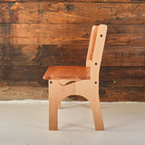 Children's Farmhouse Bench - Cherry with Maple Accents - 26" L x 14" W x 27" H