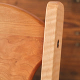 Children's Farmhouse Bench - Cherry with Maple Accents - 26" L x 14" W x 27" H