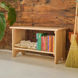 Maple Wood Storage Bench - 32" L x 14" D x 18" H (Adult Height)