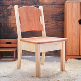 PreOrder School Chair with a 16" High Early Grades Seat - Tung Oil Finish - 17" L x 17.5" W x 32" H - 4-6 weeks