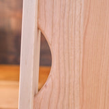 Everyday Child's Simple Chair - Cherry Wood with Maple Accents - Water Based Finish - 14" L x 13-3/4" W x 28" H