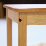 Play Table - Cherry with Maple Accents - Without Crates (16" tall)