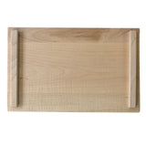 Wooden Storage Crate with Lid, Maple Wood 15" x 10" x 8"