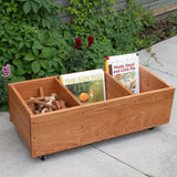 3 Cubby Storage Crate / Bin / Bookcase (wheels in separate listing) - 36" L x 16" W x 10" D
