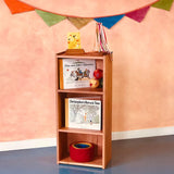 3 Cubby Storage Crate / Bin / Bookcase (wheels in separate listing) - 36" L x 16" W x 10" D