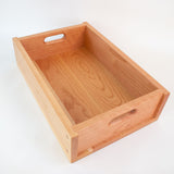 18" x 12" x 5" Cherry Crate - Stepping Stool