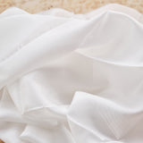 White Silk Habotai Squares - Three Different Sizes - Undyed