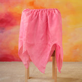 Pink Silk Petal Skirt