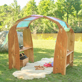 Camden Rose Large Eco Playstand - Cherry - 37.5" L x 54" W x 52" H