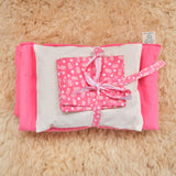 Organic Doll Mattress and Patterned Sheets by Camden Rose (Fits our Doll Bed or Doll Cradle)