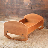Cherry Wood Doll Bed