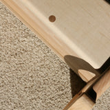 Maple Wood Doll Cradle