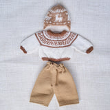 14" Waldorf Boy Doll Knitted Alpaca Outfits