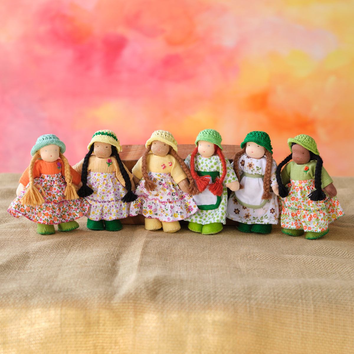 5.5" Waldorf Dollhouse Girl Doll Camden Rose Inc. / Palumba 5.5" Waldorf Dollhouse Girl Doll Camden Rose Inc. / Palumba