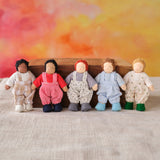 4" Waldorf Dollhouse Little Boy Dolls