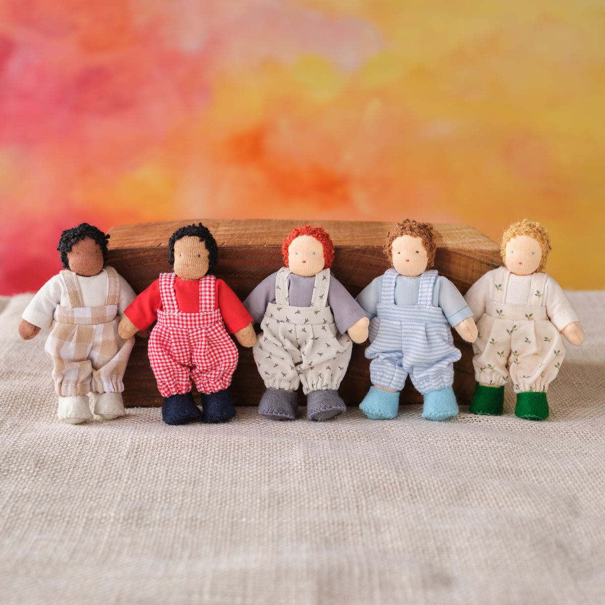 4" Waldorf Dollhouse Little Boy Dolls Camden Rose Inc. / Palumba 4" Waldorf Dollhouse Little Boy Dolls Camden Rose Inc. / Palumba