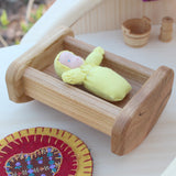 Wooden Dollhouse Cradle