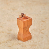 Cherry Wood Toilet, Tub, and Sink Set