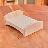 10 Piece Maple Wood Dollhouse Furniture Set