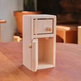 Fairy Country Cottage/Dollhouse, Cherry Wood with Maple Accents - With or Without 10-Piece Furniture Set