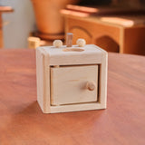 Fairy Country Cottage/Dollhouse, Cherry Wood with Maple Accents - With or Without 10-Piece Furniture Set