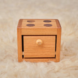 Fairy Country Cottage/Dollhouse, Cherry Wood with Maple Accents - With or Without 10-Piece Furniture Set