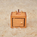 Fairy Country Cottage/Dollhouse, Cherry Wood with Maple Accents - With or Without 10-Piece Furniture Set