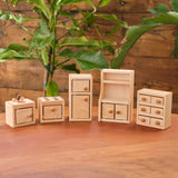 Three-Story Dollhouse - Maple Wood
