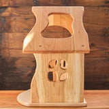 Fairy Country Cottage/Dollhouse, Cherry Wood with Maple Accents - With or Without 10-Piece Furniture Set