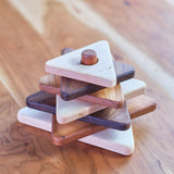 Multi-Hardwood Triangle Stacker