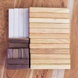 Graduated Wooden Stick Building Blocks, Set of 30