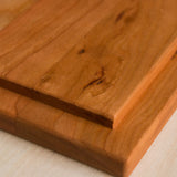 Square Lid for 9" x 9" Cherry Wood Storage Crate -  Lid Only