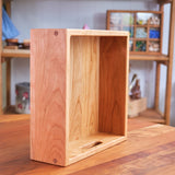 Square Cherry Storage Crate / Tray - 10 1/2" x 10 1/2" x 3 1/2" (With or Without Lid)