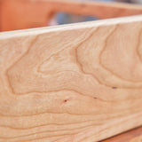 Square Cherry Storage Crate / Tray - 10 1/2" x 10 1/2" x 3 1/2" (With or Without Lid)