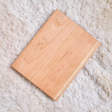 Rectangle Cherry Wood Storage Crate / Tray - 13 1/2" L x 10 1/2" W x 3 1/2" H (with or without lid)
