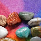 Polished Stones/Gems/Rocks with Heart