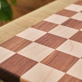 12" x 12" Walnut & Maple Checker Board