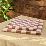 16" x 16" Walnut and Maple Checkerboard