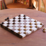 12" x 12" Walnut & Maple Checker Board