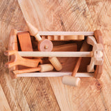 Camden Rose Hardwood Tool Box Set with Tools