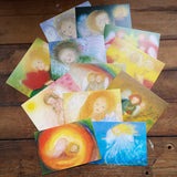 Angel Postcards, Set of 12 Months - 4-1/8" x 5-13/16"